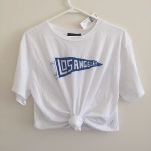 NEW WITH TAGS PacSun white Los Angelos tee
